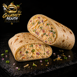 Triple Cheese and Triple Onion Deli Wrap